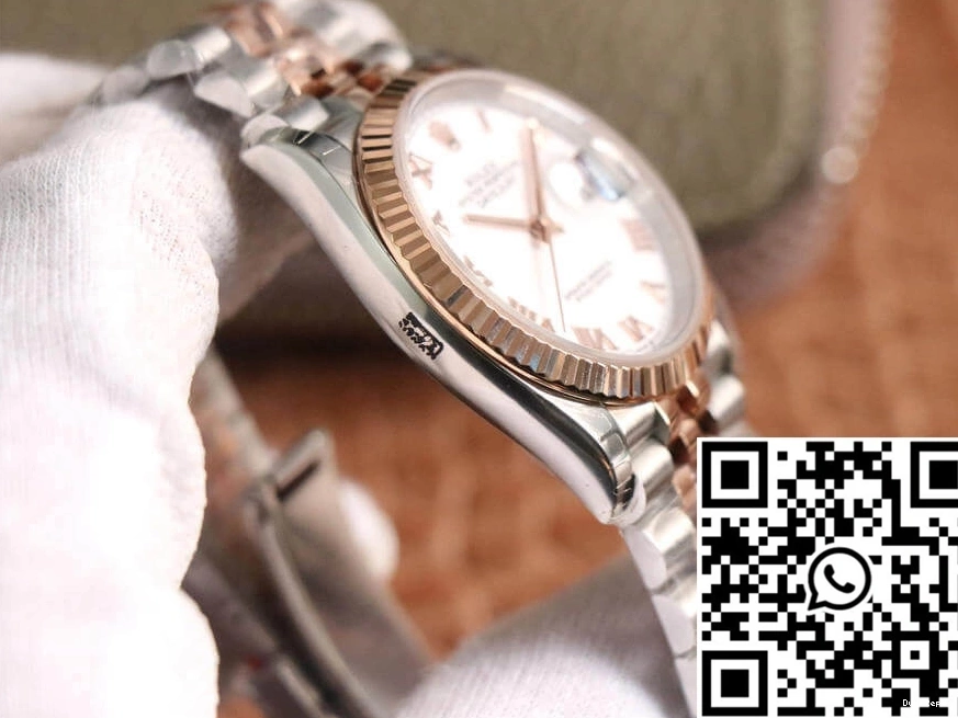 Factory Rose Datejust M126231-0015 Rolex Gold EW 0427